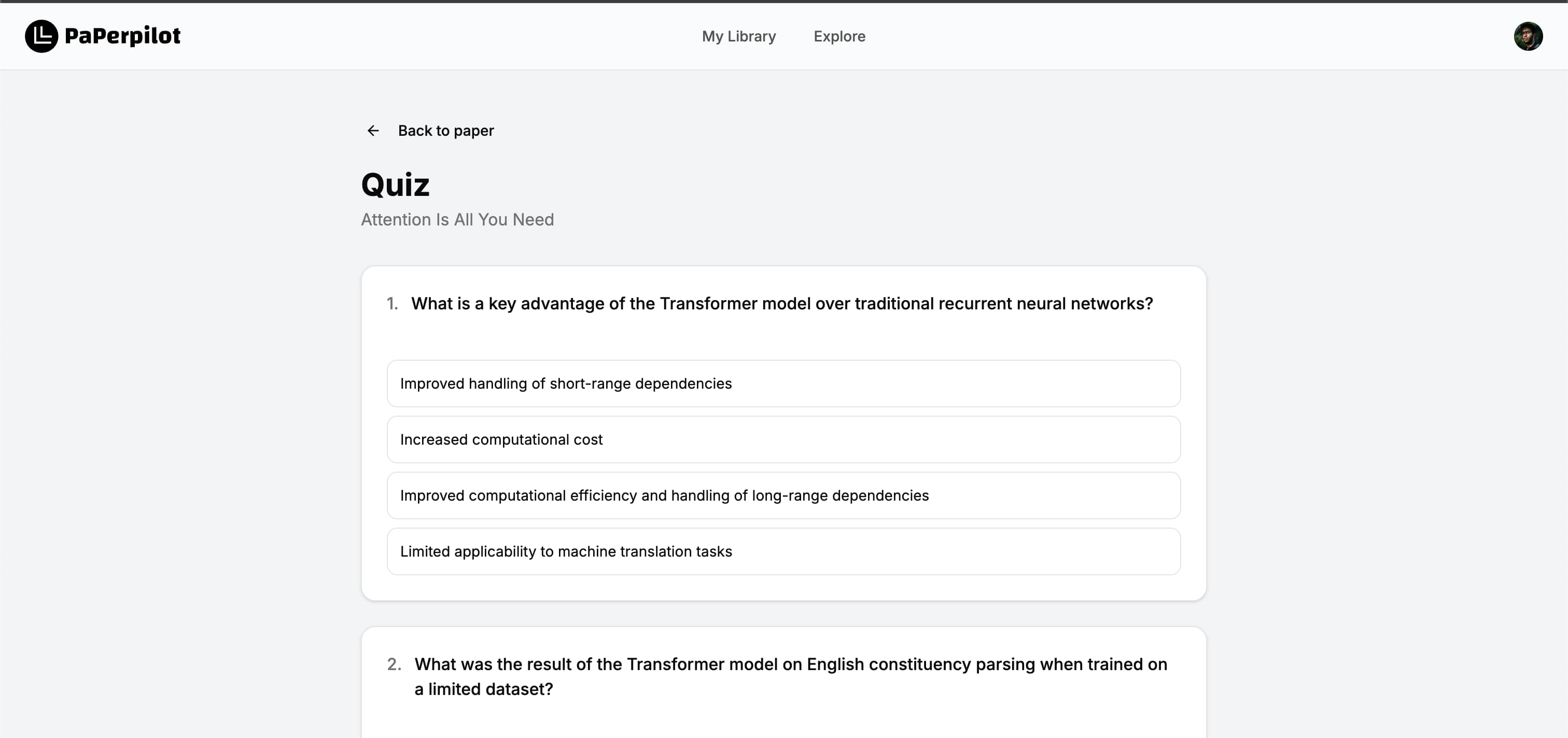 Test your knowledge with AI-powered quizzes